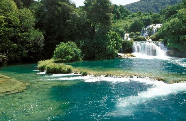 Řeka Krka - perla severní Dalmácie