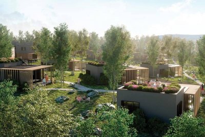 Staré bungalovy v letovisku Njivice budou nahrazeny luxusními vilami "Marbera Flora Green Villas"
